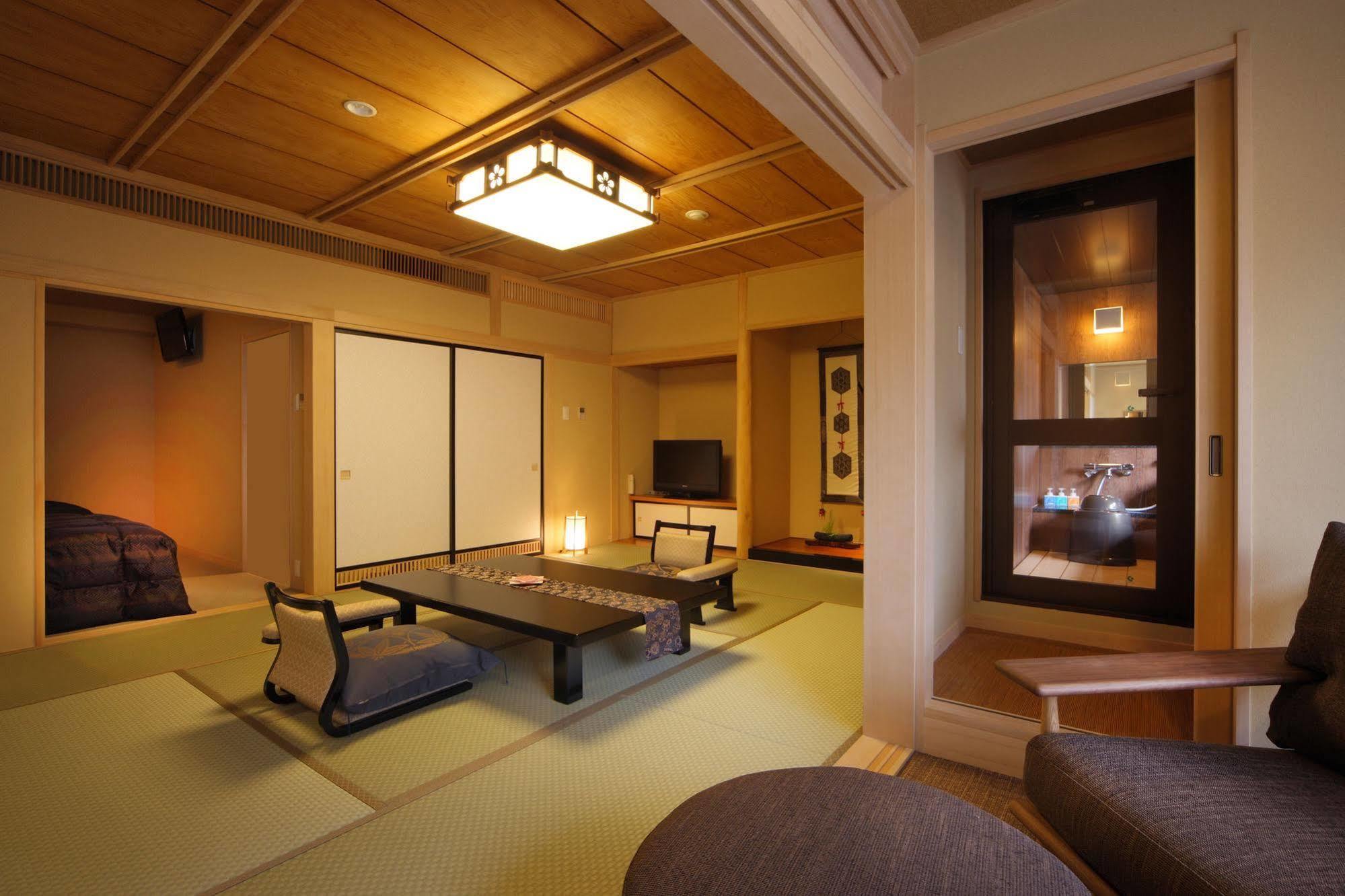 아사야 호텔 닛코 시 외부 사진 A traditional Japanese room